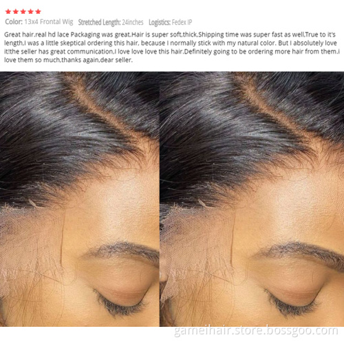Gmwigs Human Hair Wig Wholesale Straight Brazilian Cuticle Aligned Human Hair hd Lace front Wig Pre Plucked For Black Women
